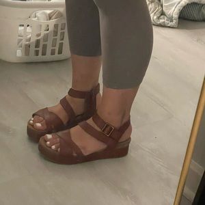 Maurice’s Sandals ankle strap